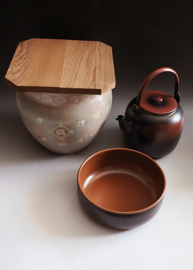 水屋甕　水次　茶巾盥　水屋道具　茶道具