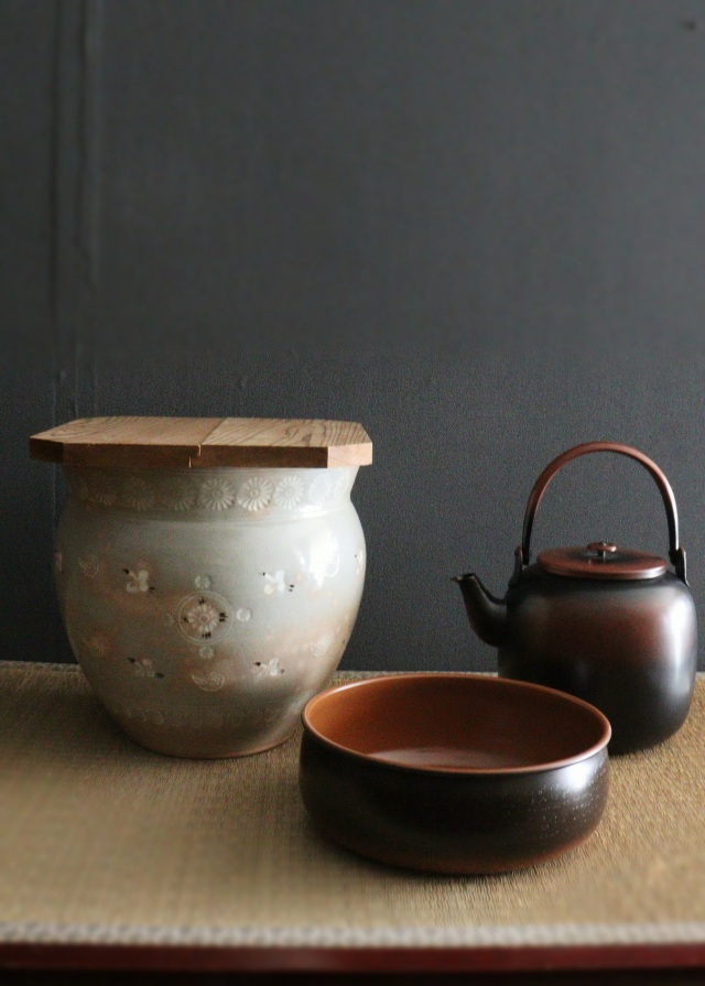 水屋甕　水次　茶巾盥　水屋道具　茶道具